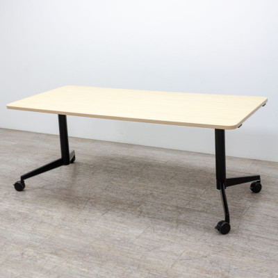 Table abattante L180 Erable / Noir