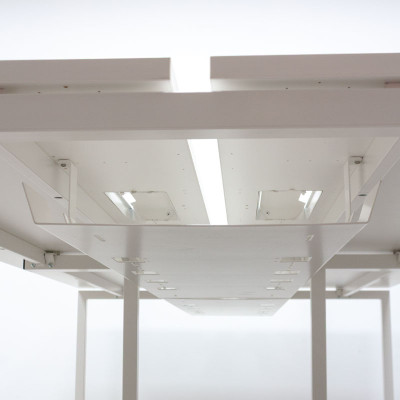 Bench 4 postes L280 Blanc