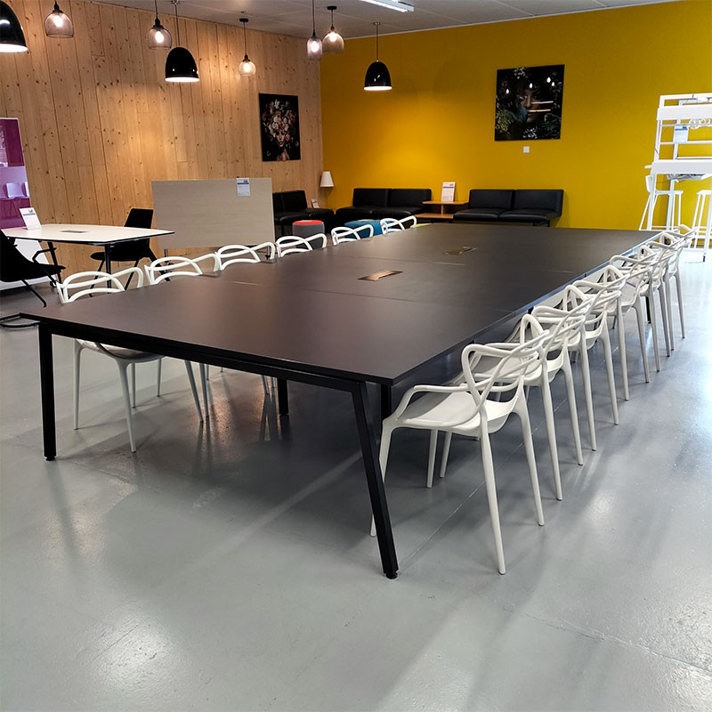Table de réunion L420 Noir