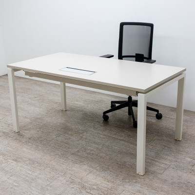 Majencia bureau L160 Gris / Blanc