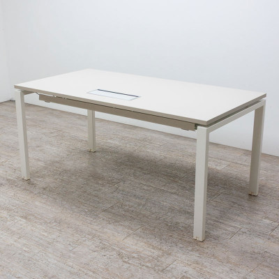 Majencia bureau L160 Gris / Blanc