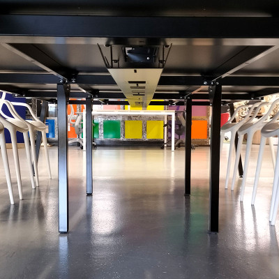 Table de réunion L420 Noir