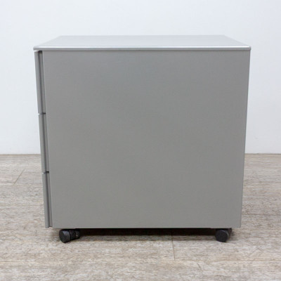 Caisson 3 tiroirs Gris avec clé