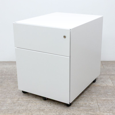 Caisson 2 tiroirs Blanc