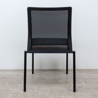 Chaise 4 pieds Taupe / Noir