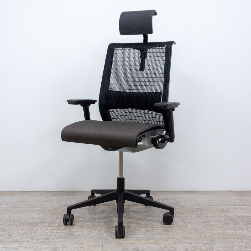 STEELCASE Think V1 Kaki / Noir 3D