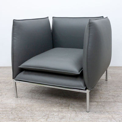 QUINTI Box Fauteuil Gris Foncé