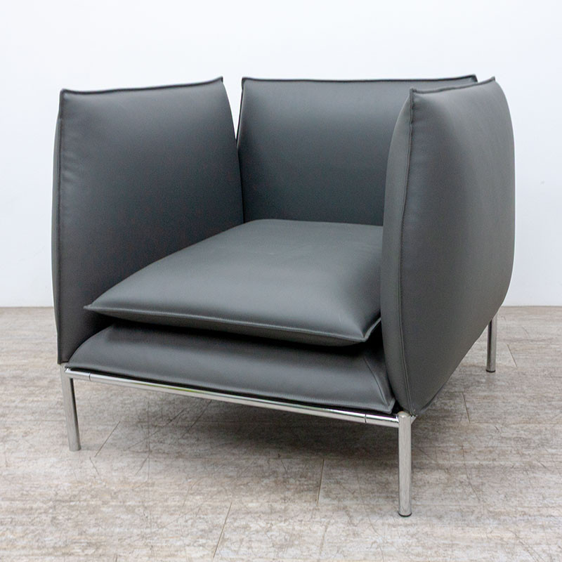 QUINTI Box Fauteuil Gris Foncé