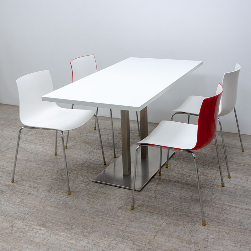 PEDRALI table réfectoire L140 Blanc