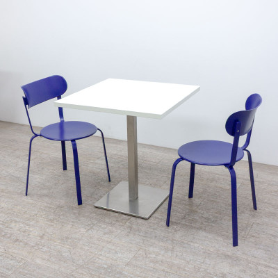 PEDRALI Table réfectoire L70 Blanc