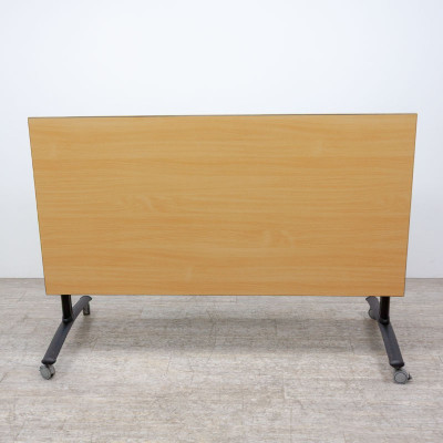 Table abattante L160 Hêtre / Noir