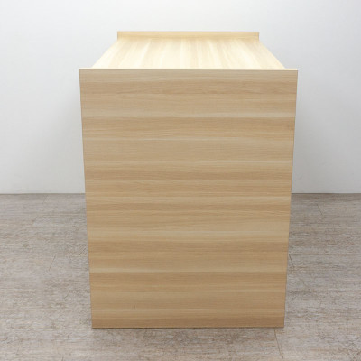 Table haute L140 Bois Chêne Clair