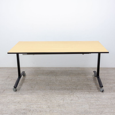 Table abattante L160 Hêtre / Noir