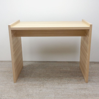 Table haute L140 Bois Chêne Clair