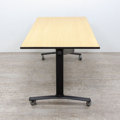 Table abattante L160 Hêtre / Noir
