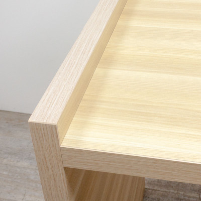 Table haute L140 Bois Chêne Clair