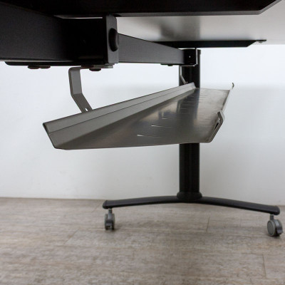 Table abattante L160 Hêtre / Noir