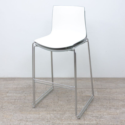 ARPER Catifa 46 Tabouret Blanc/Vert