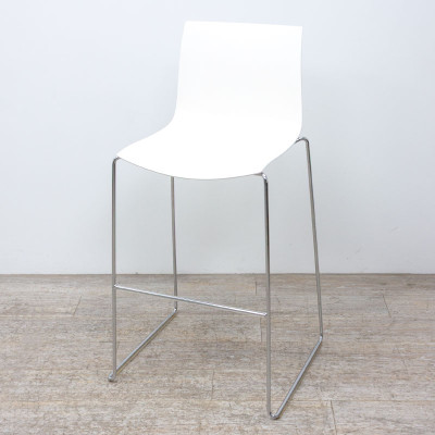 ARPER Catifa 46 Tabouret haut Blanc