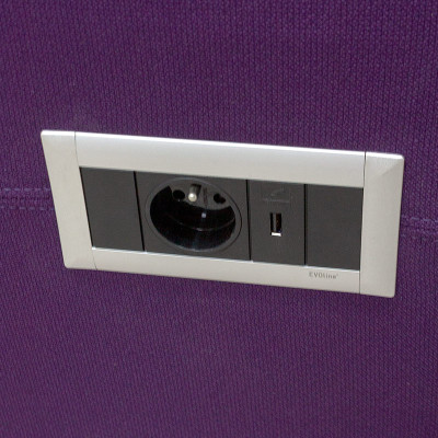 MAJENCIA Fauteuil acoustique Violet