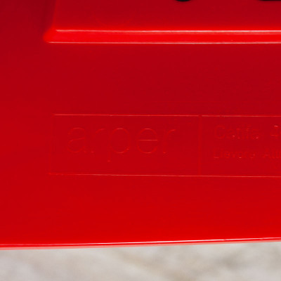 Chaise Arper Catifa 46 Blanc /Rouge