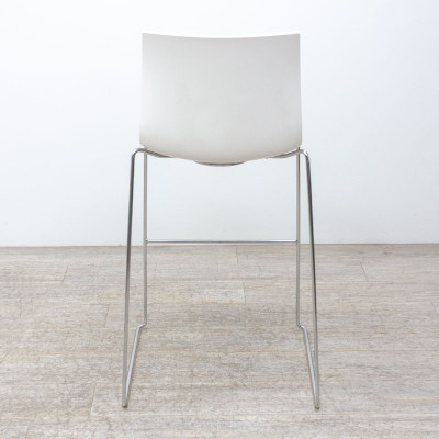 ARPER Catifa 46 Tabouret haut Blanc
