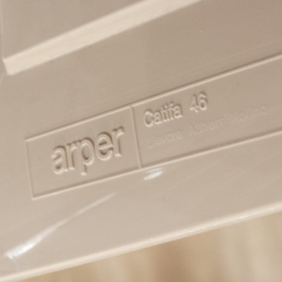 Chaise Arper Catifa 46 Blanc /Beige