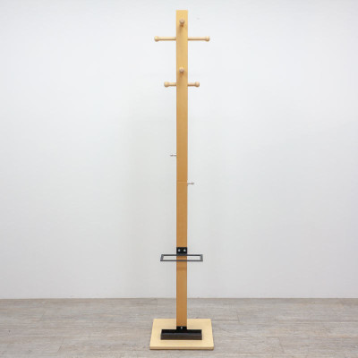 Porte manteaux en bois / Noir