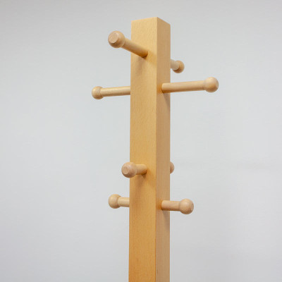 Porte manteaux en bois / Noir