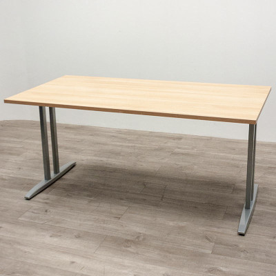 EOL Bureau droit L160 Gris/ Bouleau