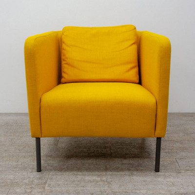 IKEA Ekerö fauteuil en tissu Jaune 