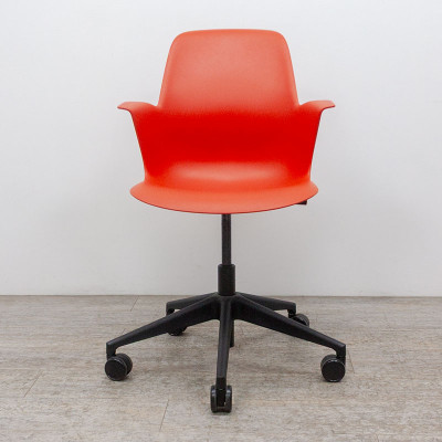 STEELCASE Node Chaise Rouge