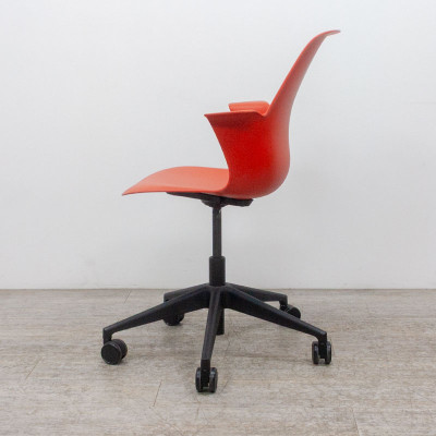 STEELCASE Node Chaise Rouge