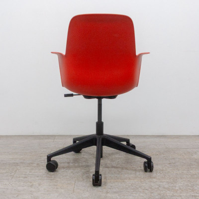 STEELCASE Node Chaise Rouge