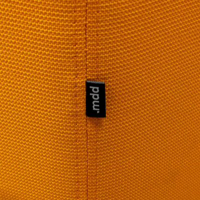 MDD Bazalto Pouf en tissu Jaune