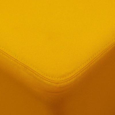MDD Bazalto Pouf en tissu Jaune