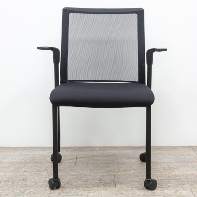 FORMA 5 Chaise roulette Noir 2nd C.