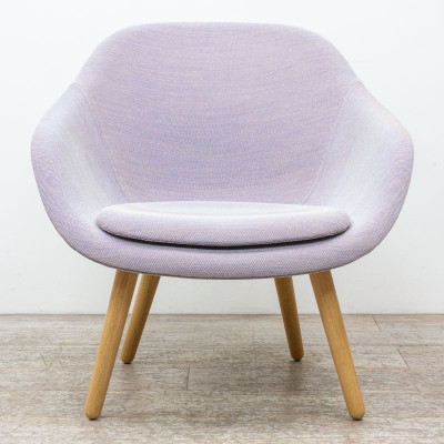 HAY AAL 82 en tissu Mauve / Chêne