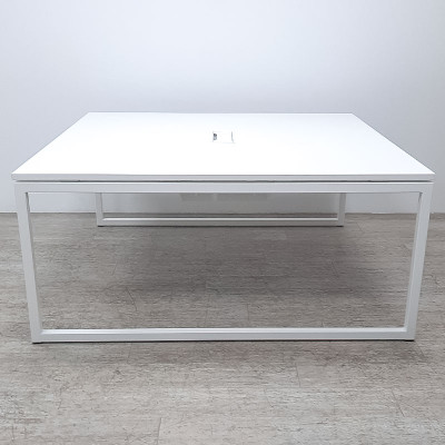 Table de réunion L160 Blanc