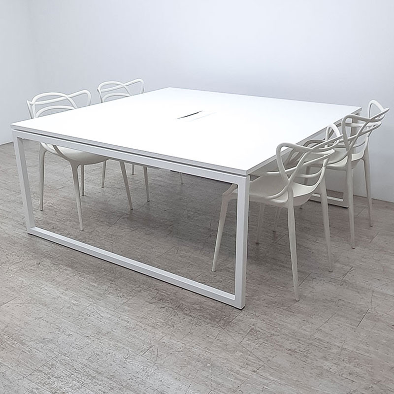 Table de réunion L160 Blanc