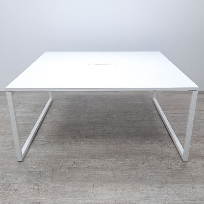 Table de réunion L160 Blanc