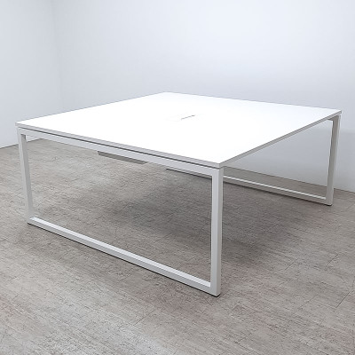 Table de réunion L160 Blanc