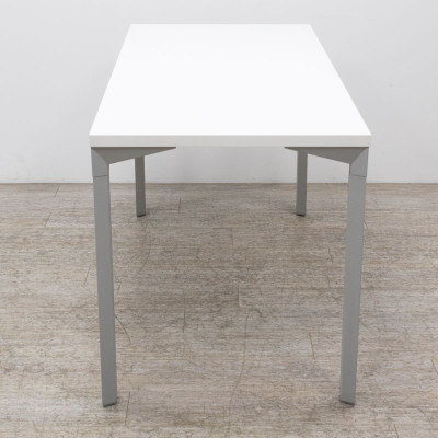 Table polyvalente L160 Blanc / Gris