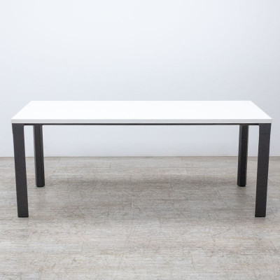 Table polyvalente L180 Blanc / Noir