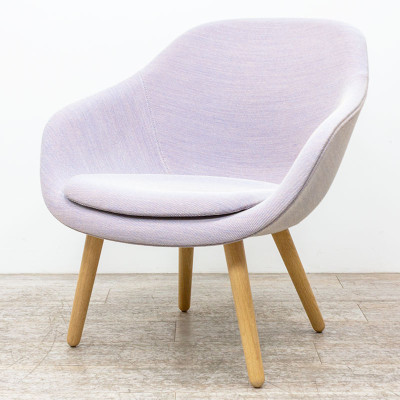 HAY AAL 82 en tissu Mauve / Chêne
