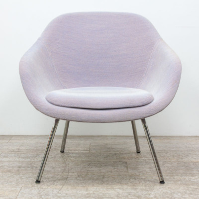 HAY AAL 82 en tissu Mauve / Chromé