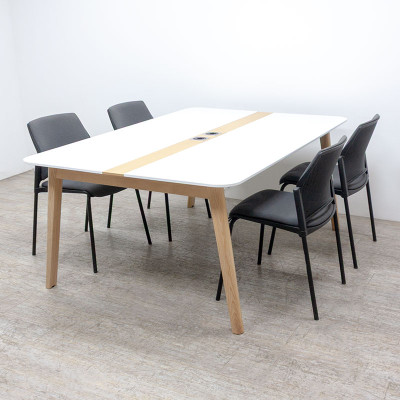 NARBUTAS Nova wood L180 Blanc/Bois