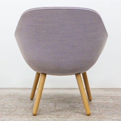 HAY AAL 82 en tissu Mauve / Chêne