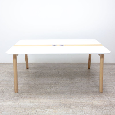 NARBUTAS Nova wood L180 Blanc/Bois