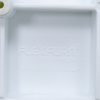 FLEXFURN Kasar Tabouret Blanc
